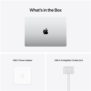 Apple MacBook Pro 14'' (2021), M1 Pro 10C/16C, 16 GB, 1 TB, RUS, silver - Notebook