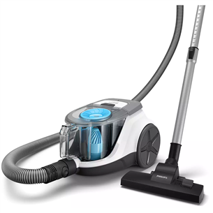 Philips 2000, 850 W, bagless, white/grey/blue - Vacuum cleaner