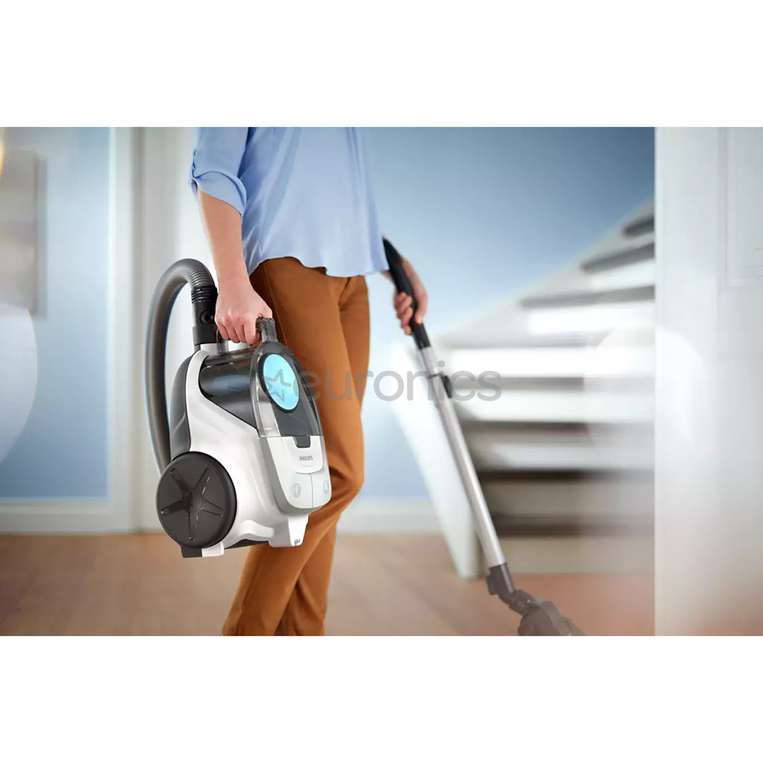 Philips 2000, 850 W, bagless, white/grey/blue - Vacuum cleaner