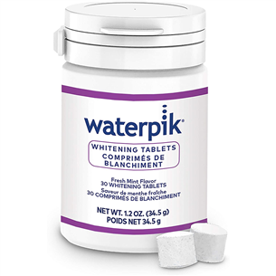 Waterpik, 30 gab. - Baltinošās tabletes zobu starpu tīrītājam WT-30