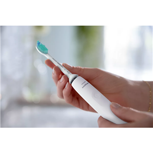 Philips Sonicare 3100, 2 gab., balta - Elektrisko zobu birstu komplekts