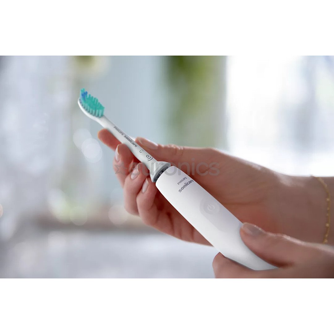 Philips Sonicare 3100, 2 gab., balta - Elektrisko zobu birstu komplekts