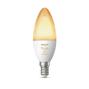 Philips Hue White Ambiance, E14, белый - Умная лампа 929002294403