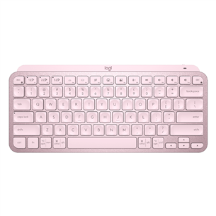 Logitech MX Keys Mini, ENG, розовый - Беспроводная клавиатура