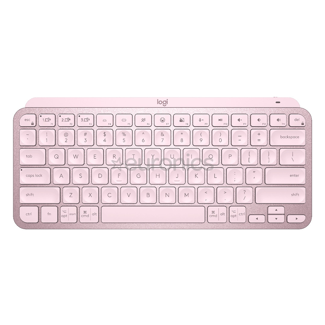 Logitech MX Keys Mini, ENG, rozā - Bezvadu klaviatūra