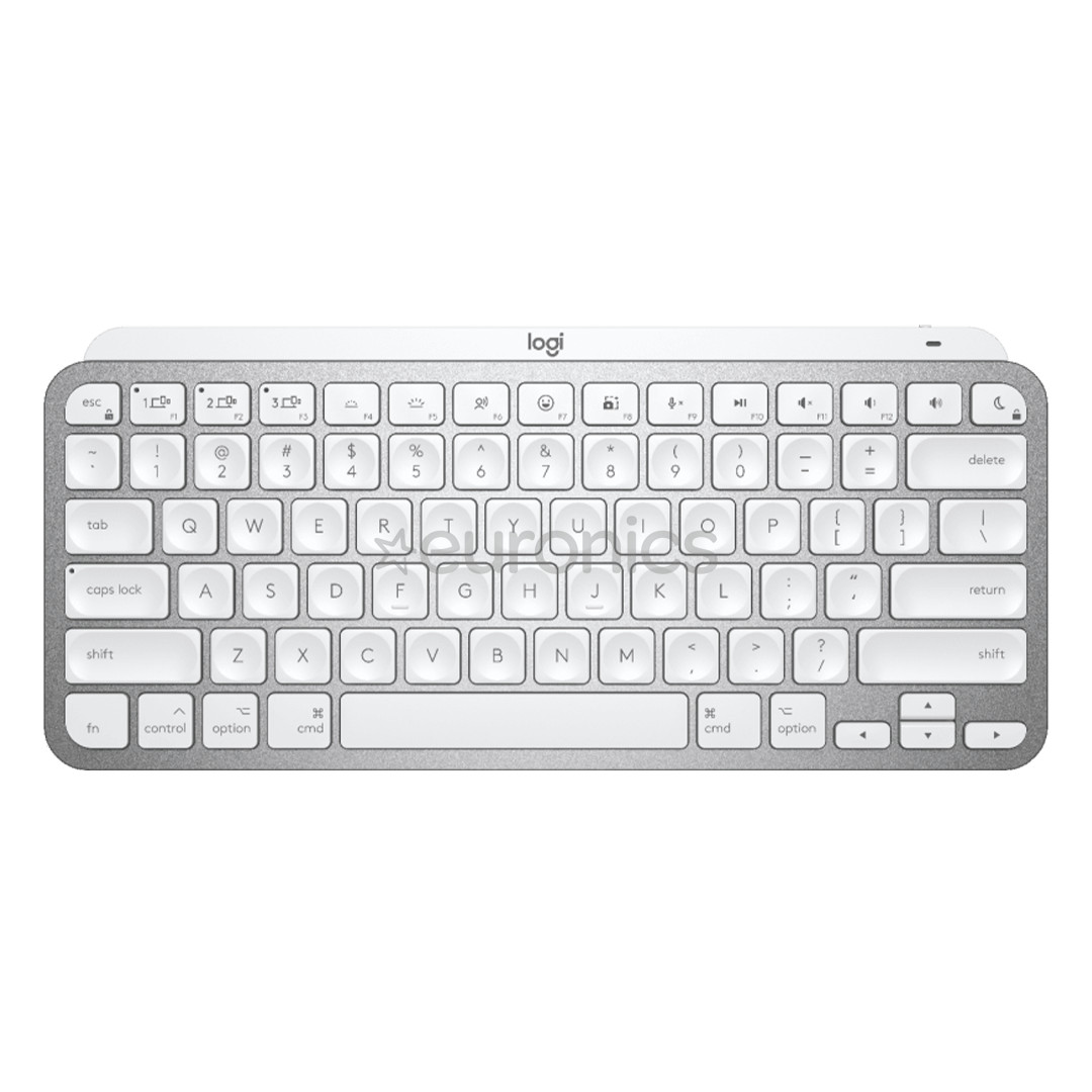 Logitech MX Keys Mini, Mac, ENG, balta - Bezvadu klaviatūra