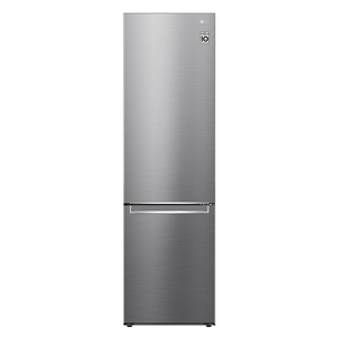 LG NatureFRESH™, augstums 203 cm, 384 L, nerūsējošā tērauda - Ledusskapis GBB62PZGGN.APZQEUR