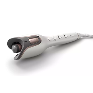 Philips with SenseIQ, 170-210 °C, white/grey - Auto curler