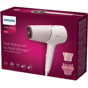 Philips 5000, 2300 W, rozā - Matu fēns