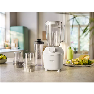 Philips 3000, 450 W, 1.9 L, balta - Blenderis