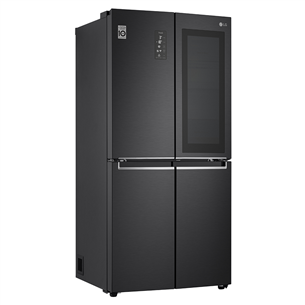 LG, augstums 178.7 cm, 530 l, melna – SBS ledusskapis