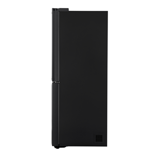 LG, InstaView, water & ice dispenser, 508 L, height 179 cm, black - SBS Refrigerator