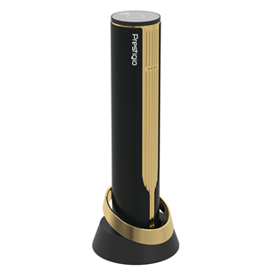 Prestigio Maggiore, black/gold - Automatic wine bottle opener PWO104GD