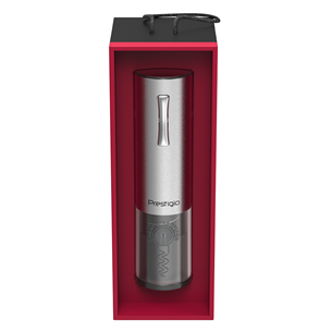 Prestigio Nemi, inox - Automatic wine bottle opener