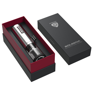 Prestigio Nemi, inox - Automatic wine bottle opener