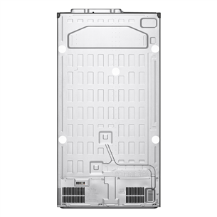 LG Water & Ice Dispenser Instaview™, augstums 179 cm, 635 L, melna - SBS ledusskapis