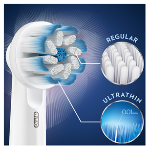 Braun Oral-B Pro 3, travel case, grey - Electric toothbrush
