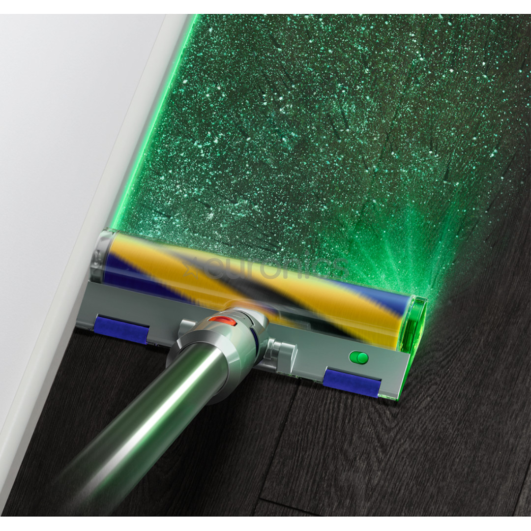 Dyson V15 Detect Absolute, dzeltena/pelēka - Bezvadu putekļu sūcējs