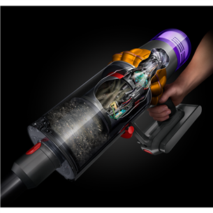 Dyson V15 Detect Absolute, yellow, grey - Cordless vacuum cleaner