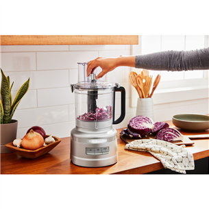 KitchenAid, 3.1 L, 400 W, sudraba – Virtuves kombains