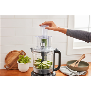 KitchenAid, 3.1 L, 400 W, sudraba – Virtuves kombains