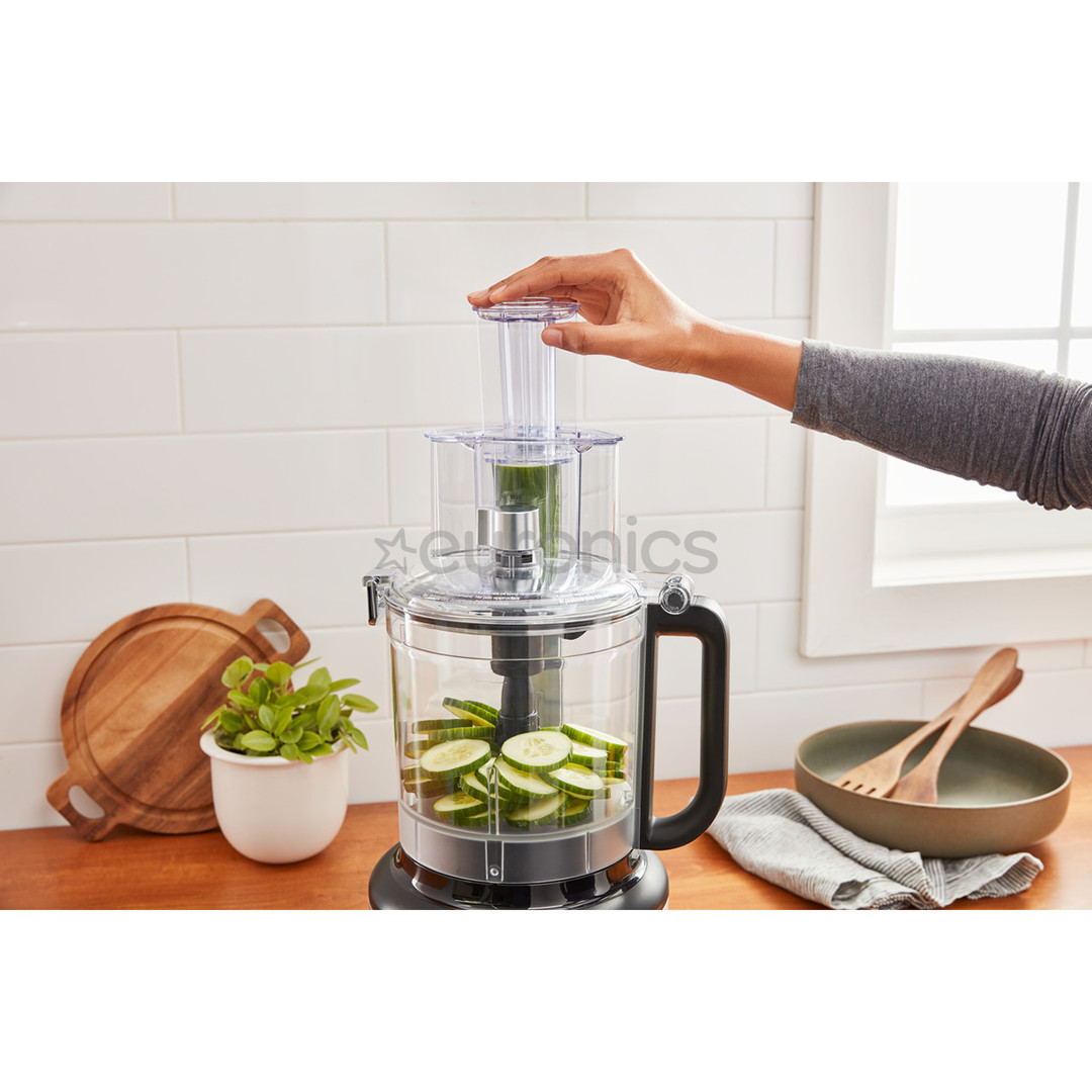 KitchenAid, 3.1 L, 400 W, melna - Virtuves kombains