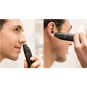 Philips 1000, черный - Триммер для удаления волос в носу и ушах