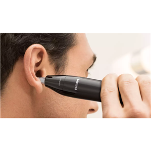 Philips 1000, черный - Триммер для удаления волос в носу и ушах