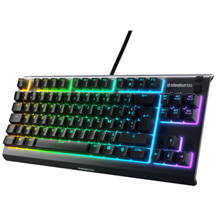 SteelSeries Apex 3 TKL, SWE, черный - Клавиатура