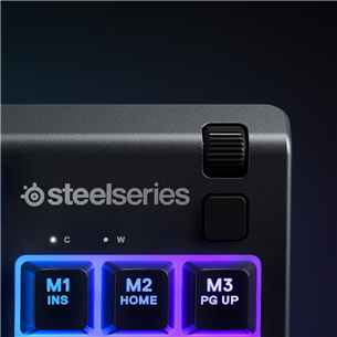 SteelSeries Apex 3 TKL, SWE, melna - Klaviatūra