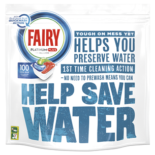 Fairy Platinum Plus Quick Wash -  Tabletes trauku mazgājamai mašīnai 8006540157480