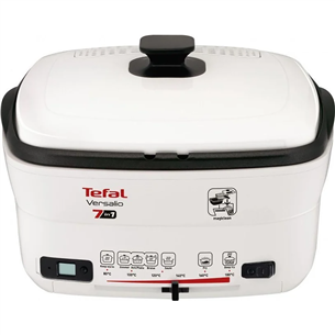 Tefal Versalio Deluxe 7 in 1, 2 L, balta/melna - Multivārāmais katls