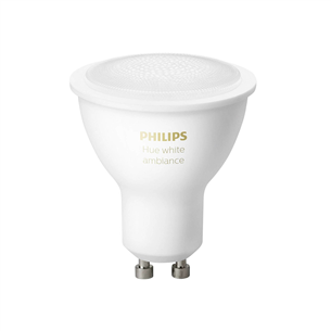 Philips Hue White Ambiance, GU10, balta - Viedā spuldze