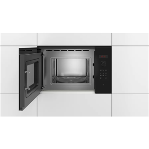 Bosch Serie 2, 20 L, melna – Iebūvējama mikroviļņu krāsns