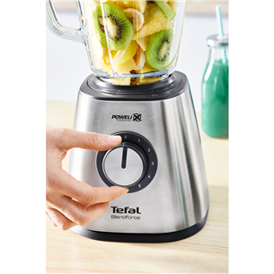 Tefal Blendforce 2, 1.25 L, 800 W, nerūsējošā tērauda - Blenderis