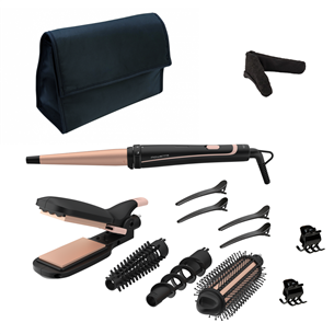 Rowenta Infinite Looks, 14in1, 190°, black/copper - Multistyler