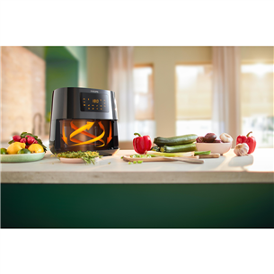 Philips Essential XL, 2000 Вт, 6,2 л + дополнительный аксессуар, серый - Аэрогриль