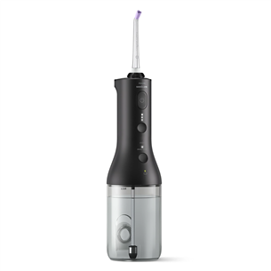 Philips Sonicare Cordless Power Flosser 3000, melna - Zobu starpu tīrītājs