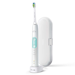Philips Sonicare ProtectiveClean 5100, travel case, white/green - Electric toothbrush