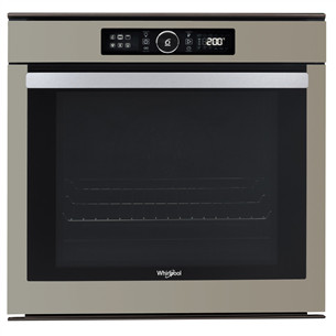 Whirlpool, 73 L, pirolītiskā tīrīšana, sudraba - Iebūvējama elektriskā cepeškrāsns