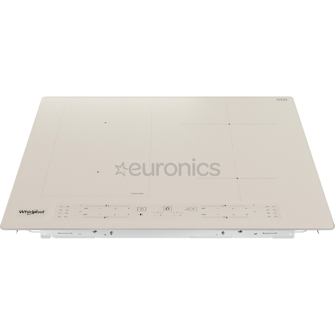 Whirlpool, platums 59 cm, bēša – Iebūvējama indukcijas plīts virsma