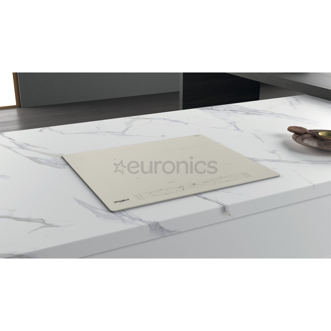 Whirlpool, platums 59 cm, bēša – Iebūvējama indukcijas plīts virsma