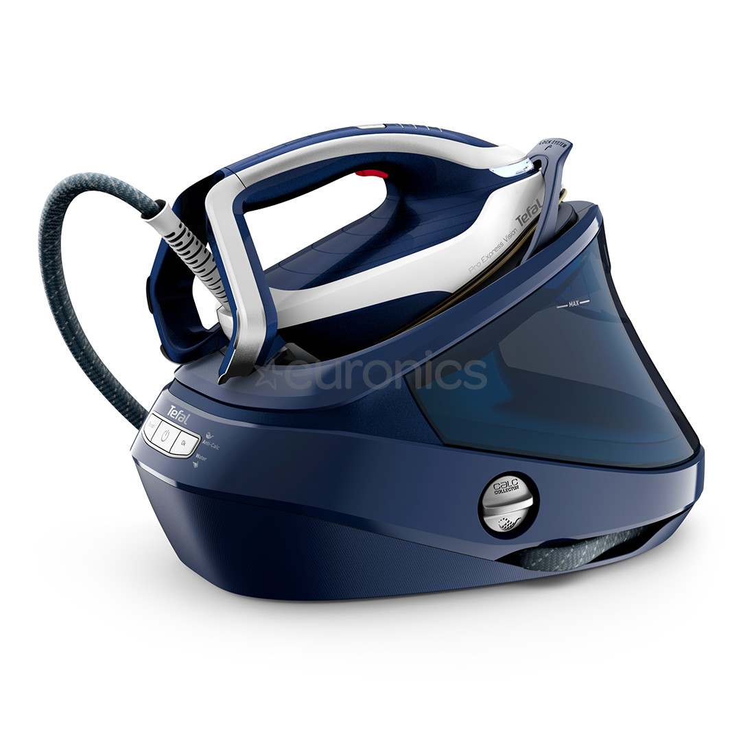 Tefal Pro Express Vision, 3000W, zila/balta  – Gludināšanas sistēma