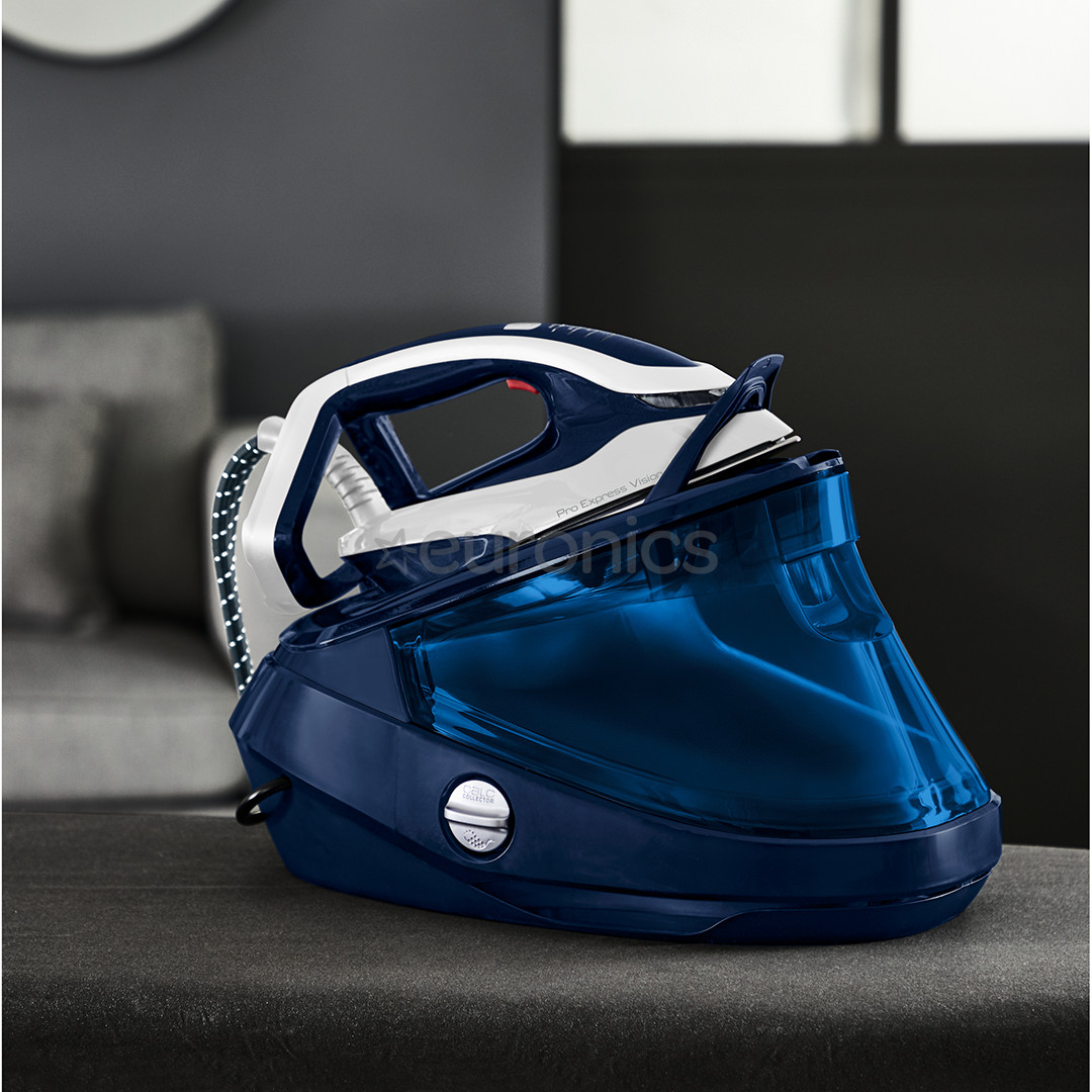 Tefal Pro Express Vision, 3000W, zila/balta  – Gludināšanas sistēma
