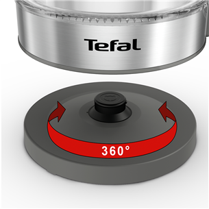 Tefal, 1.7 L, caurspīdīga – Tējkanna