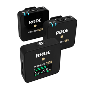 RODE Wireless GO II, melna - Mikrofons WIGOII