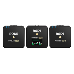 RODE Wireless GO II, melna - Mikrofons