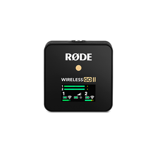 Mikrofons Røde Wireless Go II, melna 