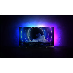 Philips MiniLED 4K UHD, 75'', боковые ножки, серебристый - Телевизор