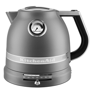 KitchenAid Artisan, temperatūras regulācija, 1.5 L, pelēka - Tējkanna 5KEK1522EGR